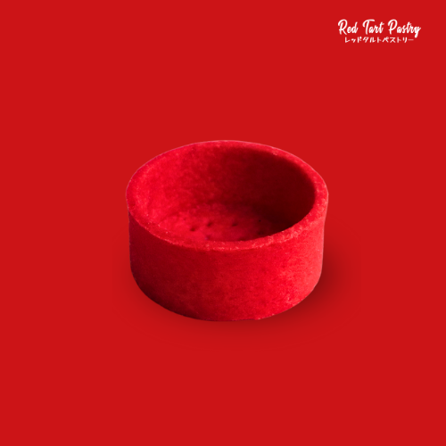 Straight-Edge Tartlet 50 mm Red