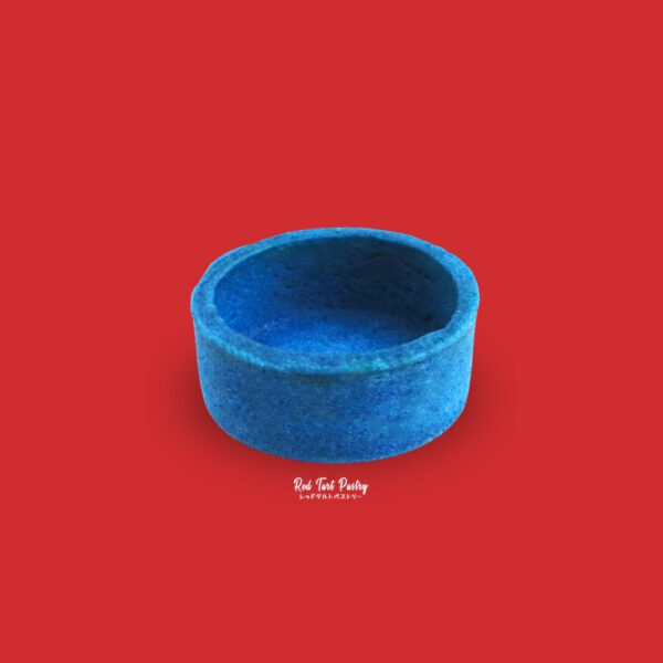 37 mm BLUEBERRY BLUE Straight-Edge Mini Tartlet