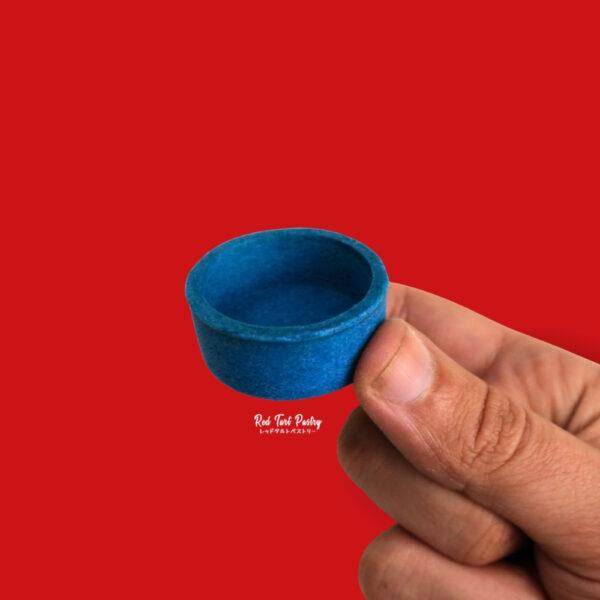 37 mm BLUEBERRY BLUE Straight-Edge Mini Tartlet - Image 3