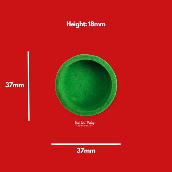 37 mm MATCHA GREEN TEA Straight-Edge Mini Tartlet - Image 2