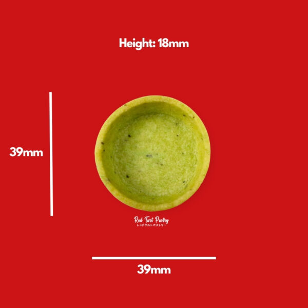 39 mm MATCHA GREEN TEA Straight-Edge Mini Tartlet - Image 2