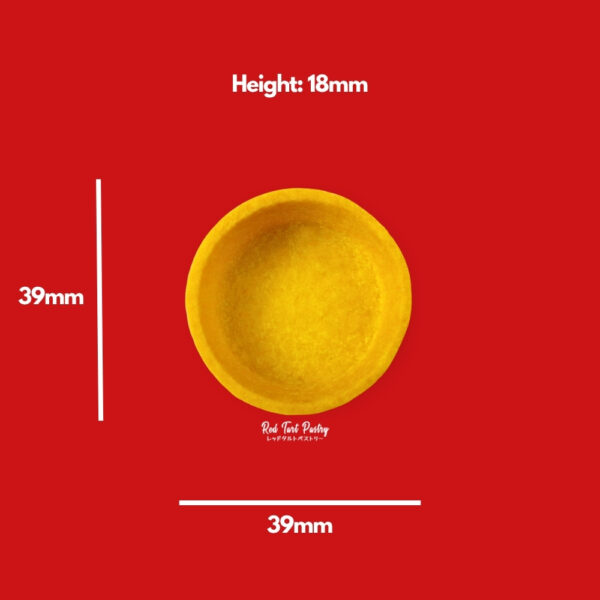 39 mm BANANA YELLOW Straight-Edge Mini Tartlet - Image 2