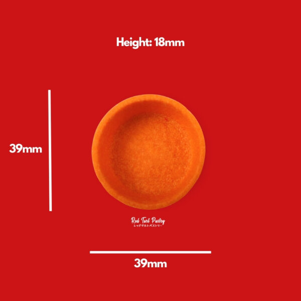39 mm ORANGE Straight-Edge Mini Tartlet - Image 2