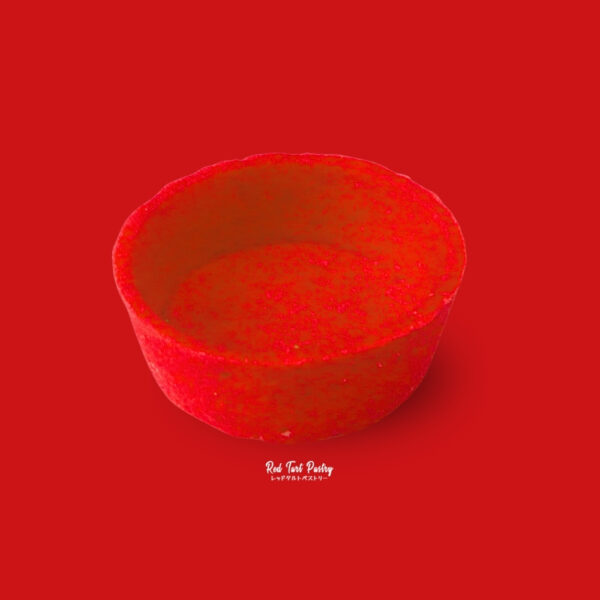 39 mm RASPBERRY RED Straight-Edge Mini Tartlet
