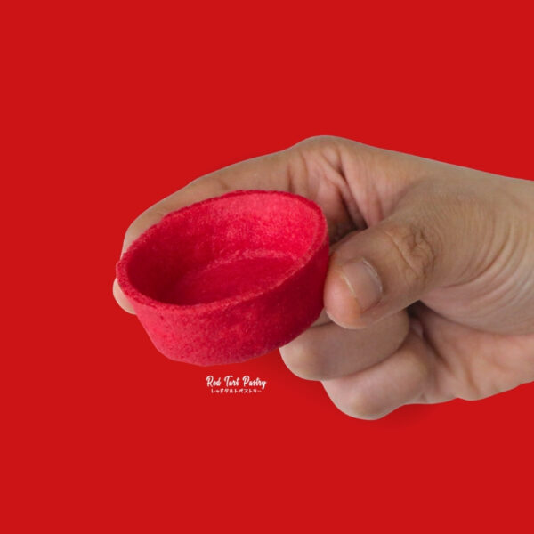 39 mm RASPBERRY RED Straight-Edge Mini Tartlet - Image 3