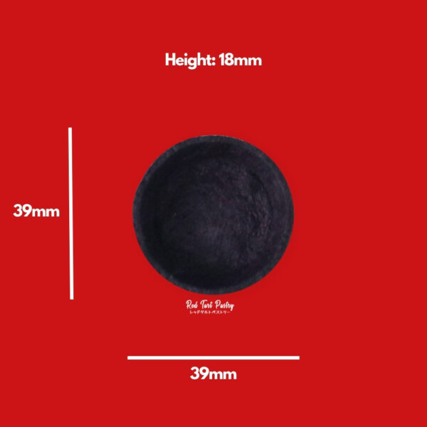 39 mm CARBON BLACK Straight-Edge Mini Tartlet - Image 2