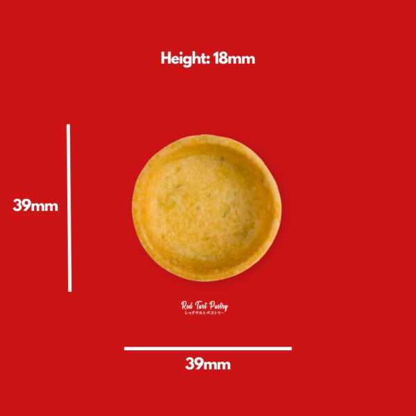 39 mm OLIVE-ROSEMARY Straight-Edge Mini Tartlet - Image 2