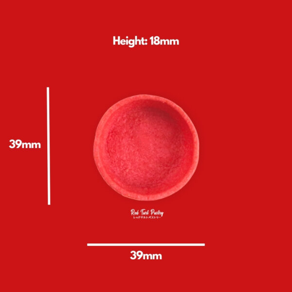 39 mm STRAWBERRY PINK Straight-Edge Mini Tartlet - Image 2