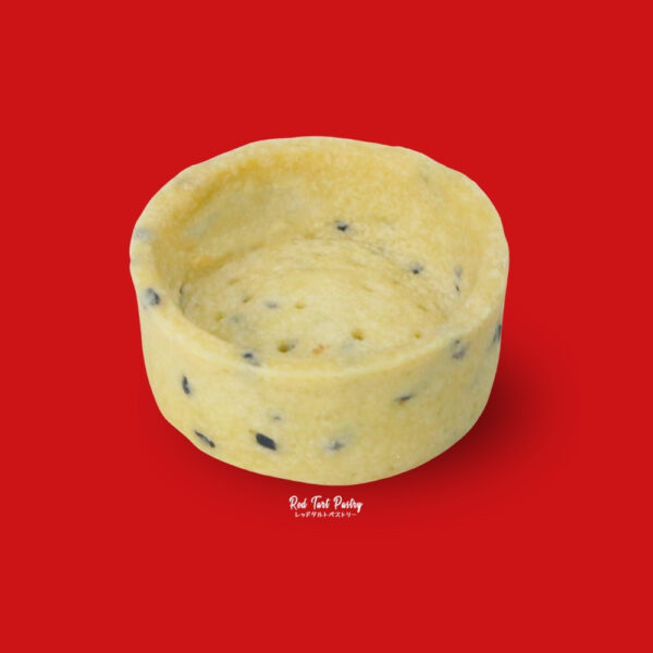 50 mm BLACK SESAME Straight-Edge Tartlet