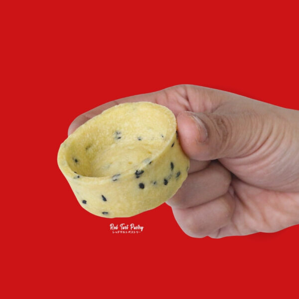 50 mm BLACK SESAME Straight-Edge Tartlet - Image 3