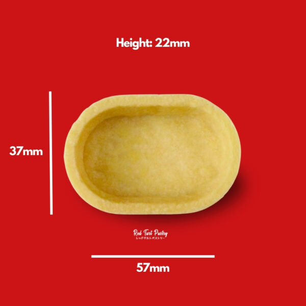57 mm OVAL Straight-Edge Tartlet - Image 2