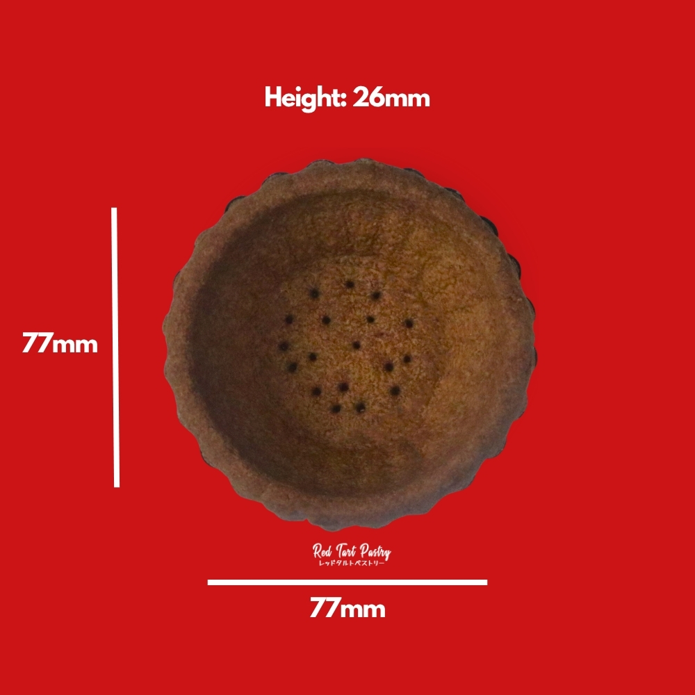 77 mm COCOA Fluted Tartlet - Image 2