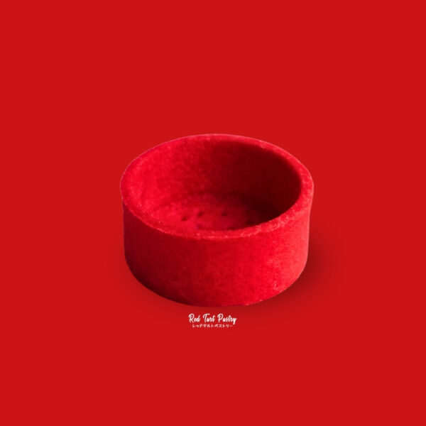 50 mm RASPBERRY RED Straight-Edge Tartlet