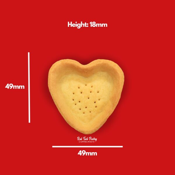49 mm HEART Straight-Edge Tartlet - Image 2