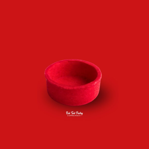 37 mm RASPBERRY RED Straight-Edge Mini Tartlet