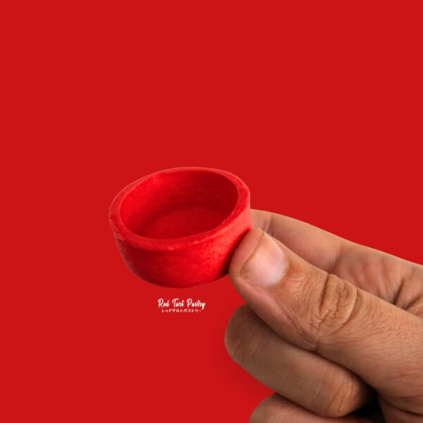37 mm RASPBERRY RED Straight-Edge Mini Tartlet - Image 3