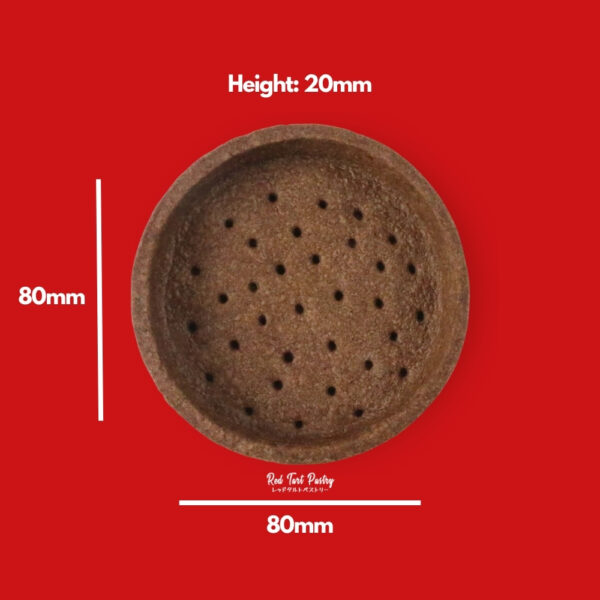 80 mm COCOA Straight-Edge Tartlet - Image 2