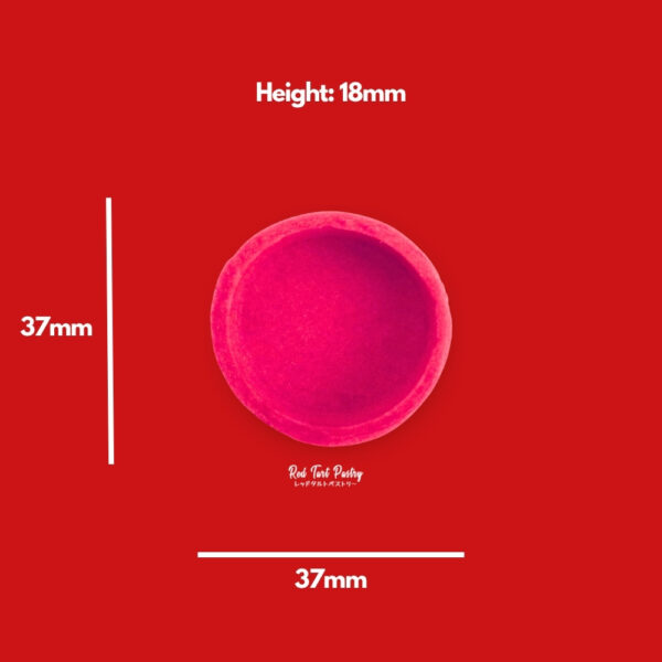 37 mm STRAWBERRY PINK Straight-Edge Mini Tartlet - Image 3