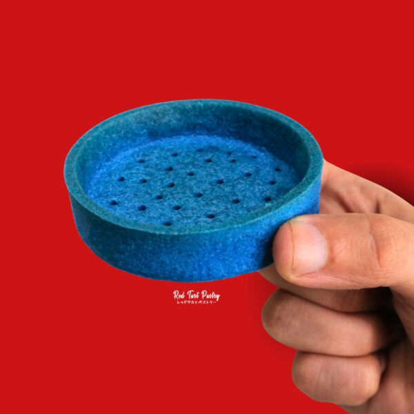 80 mm BLUEBERRY BLUE Straight-Edge Tartlet - Image 3