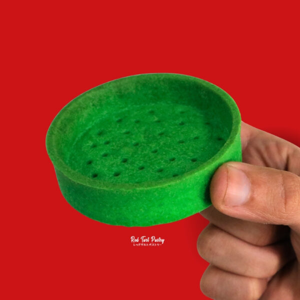 80 mm MATCHA GREEN TEA Straight-Edge Tartlet - Image 3