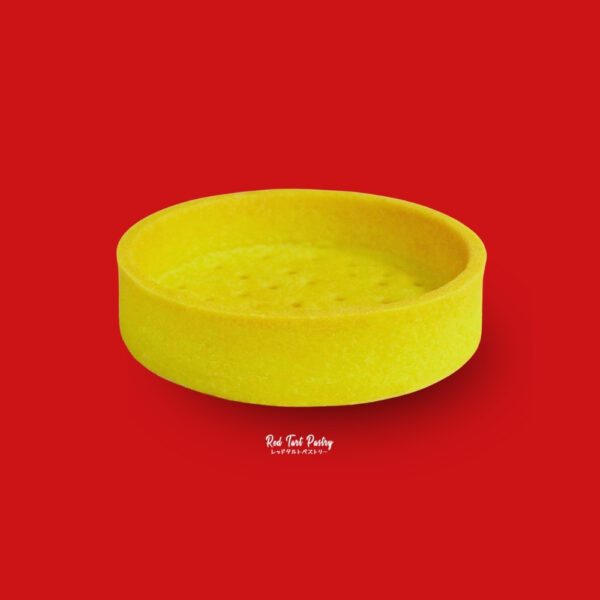 80 mm BANANA YELLOW Straight-Edge Tartlet