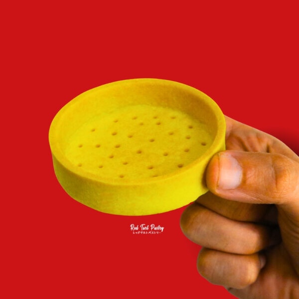 80 mm BANANA YELLOW Straight-Edge Tartlet - Image 3