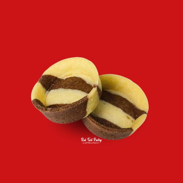 39 mm CHOCO-WHITE Straight-Edge Mini Tartlet