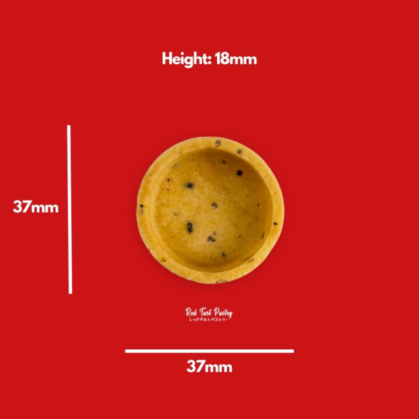 37 mm OLIVE-ROSEMARY Straight-Edge Mini Tartlet - Image 2